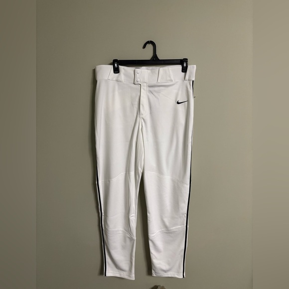 Nike Stock Vapor Select Piped Baseball Game Pant Men's Size XL White New - Picture 1 of 6